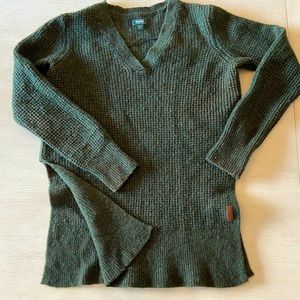 Roots Lambs Wool Tunic Sweater